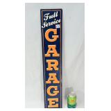 Mancave Full Service Garage Embossed Metal Sign