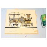 Kersh Horological Collage Art 1957