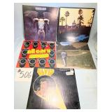 Five Vintage Vinyl Records Rock