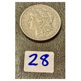 1884 U.S. Morgan Silver Dollar