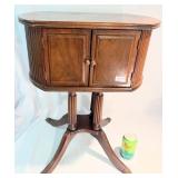 Antique Duncan Phyff Mahogany Smoker Stand Table