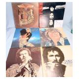 Six Vintage Vinyl Records