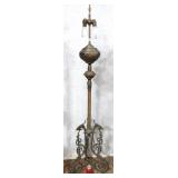 Excellent Ornate Victorian Brass Floor Lamp