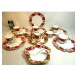 16 Piece Royal Albert Old English Rose China Set