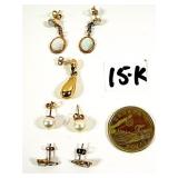 14KT Gold & 10KT Gold Earrings