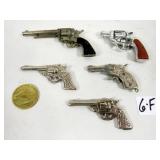 5 Miniature Toy Pistol-Guns