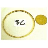 10KT Ladises Gold Bangle