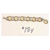 King George Three Pence Bracelet