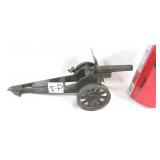 Vintage Military Cast Metal Small Scale Cannon
