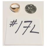 14KT Gold Signet Ring