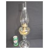 Victorian 'Eye Brow' Pattern Glass Oil Lamps