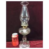 4th of 10 Bullseye Glass Antique Oil Lamps