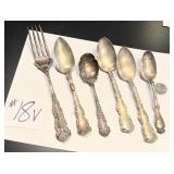 Antique Sterling Silver Assorted Cutlery