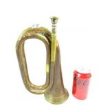 Military WWl Brass & Copper Bugle Horn