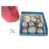 Assorted Lead Musket Balls & Bullet