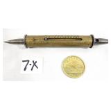 WWl British Military Brass Gun Trigger Gauge