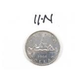 1954 Canadian Silver Dollar