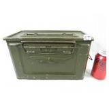 Military WWll 50 CAL Metal Ammunition Box