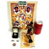 6 Piece Mixed Sports Collectible Lot