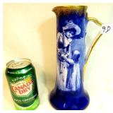 Excellent Antique 9' Tall Royal Doulton Pitcher