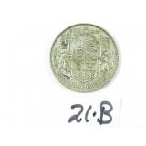 1952 Canadian Half Dollar Silver Coin