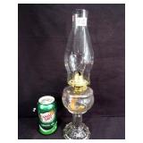 1800's Victorian Glass Oil Lamp