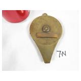 Rare Antique Brass Percussion Gun Cap Dispenser