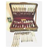 Very Large 101 Piece Community Silver Plate Set