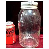 Beaver Quart Glass Fruit Jar