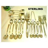 26 Pieces of Sterling Flatware