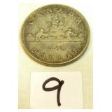 1962 Canadian Silver Dollar