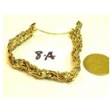 14KT Gold Ladies Ornate Bracelet