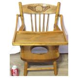 Antique Child's Wooden Chair