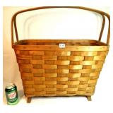 Excellent Vintage Wooden Weaved Basket