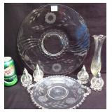 7 Piece Cornflower Glass Lot