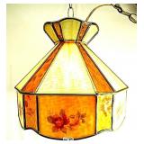 M.C.M. Stain Glass Swag Lamp