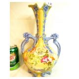 Excellent Large Austrian Hand Painted Vase