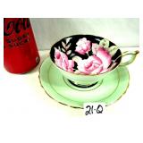 Paragon Double Warrant Cabbage Rose Cup & Saucer