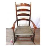 1870's Shaker Style Ladder Back Rocking Chair