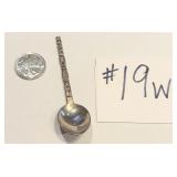 Sterling Silver Alaska Totem Pole Souvenir Spoon