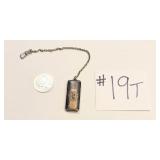 Art Deco Hickok Beltogram Belt Loop Watch Fob