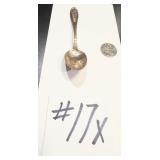 Sterling Silver Calgary Stampede Pierced Spoon