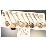9 800 Silver Souvenir & Coffee Spoons