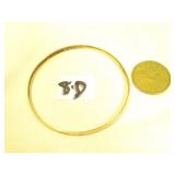 10KT Gold Ladies Bangle