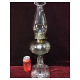 1st of 10 Bullseye Glass Antique Oil Lamps
