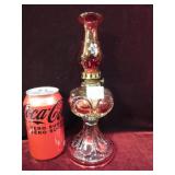 10 of 10 Bullseye Glass Antique Oil Lamps