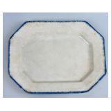 LEEDS FEATHER EDGED IRONSTONE PLATTER