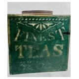 TOLE PAINTED TEA CANISTER