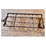 FORGED IRON PORTE-JAMBON RACK