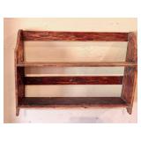 TWO TIER WALL SHELF